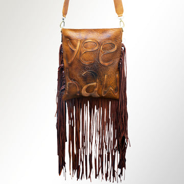 American Darling Large Crossbody Full Grain Genuine Leather Western Women Bag Handbag Purse | Cute